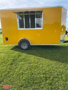 NEW - 2024 6' x 12' Empty Concession Trailer | Mobile Street Vending Unit