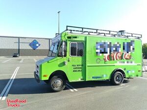 Fully-Loaded Chevrolet P30 Step Van Kitchen Food Truck with Pro-Fire