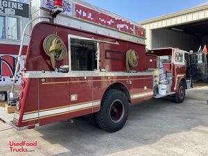 Used 1984 Mack Fire Truck Mobile Smoothies and Beverage Unit