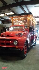 Low Mileage Vintage Firetruck  25' 1952 Ford F7 Head-Turning Snowball/Shaved Ice Truck