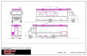 24' LIGHTLY USED LOADED 2018 Diesel Freightliner MT-55 Mobile Kitchen Food Truck