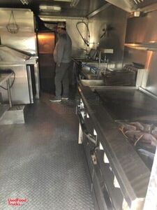 Freshly Painted and Cleaned Chevrolet Commercial Kitchen Food Truck